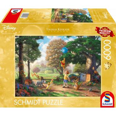 Schmidt Spiele Thomas Kinkade Studios: Disney Dreams Collection - Winnie Pooh II, Puzzle (6000 Pieces)