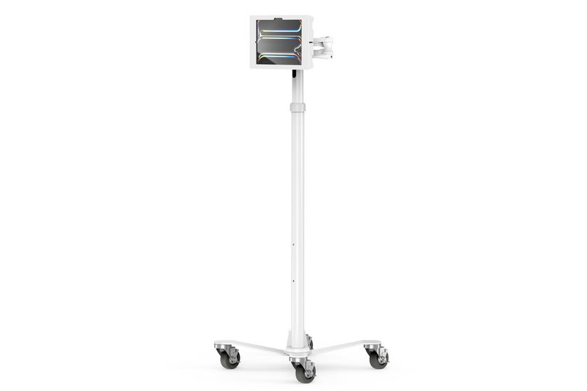 Compulocks iPad Pro M4 11" (2024), Apex Enclosure Rolling Cart - Rise Freedom Extended monteringssats - f&ouml;r surfplatta - vit