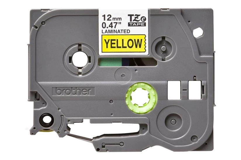 Original Schriftband Brother TZE-631, Schwarz Gelb