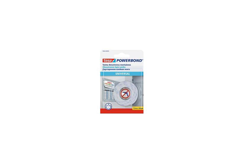 tesa Powerbond Mounting Tape Universal 1.5m x 19mm