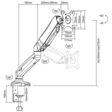 DELTACO ARM-534 monteringssats