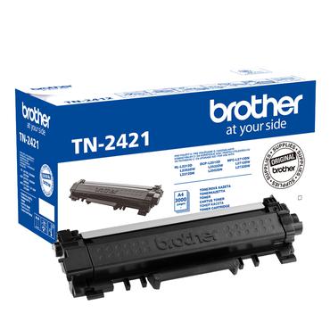 Brother TN2421 - h&ouml;g kapacitet - original - tonerkassett