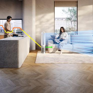 Dyson Purifier Cool PC1 (TP11) 27 m&sup2; 61,4 dB Hvid