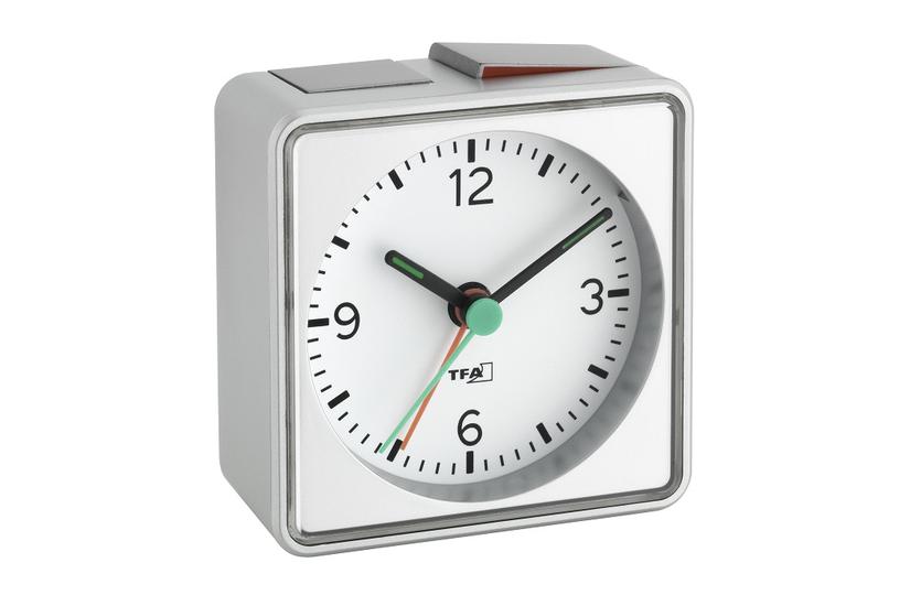 TFA-Dostmann PUSH Quartz alarmur S&oslash;lv