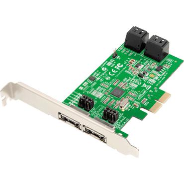 Dawicontrol DC-624E RAID RAID controller PCI Express x2 2.0 6 Gbit/sek.