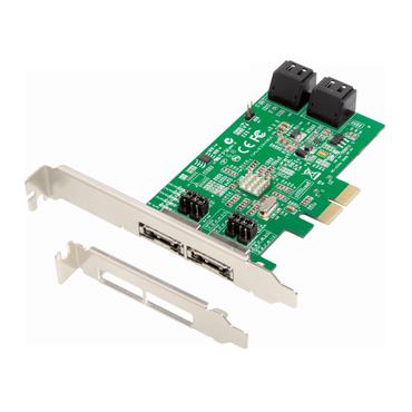 Dawicontrol DC-624E RAID RAID controller PCI Express x2 2.0 6 Gbit/sek.