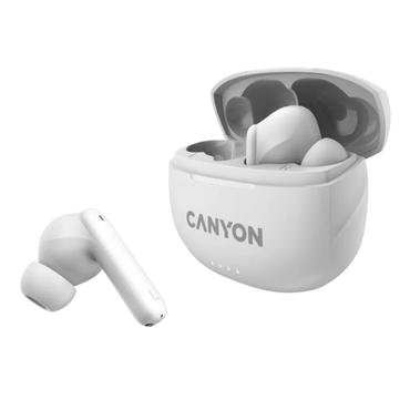 Canyon Bluetooth Headset TWS-8   ENC Earbuds/BT 5.3    white retail