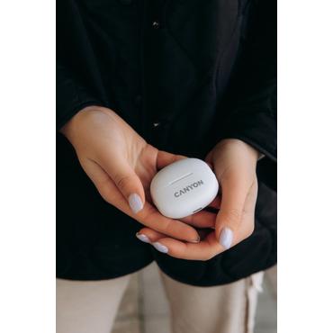 Canyon Bluetooth Headset TWS-8   ENC Earbuds/BT 5.3    white retail