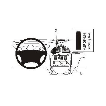 Brodit ProClip Center mount - montering för mobiltelefon