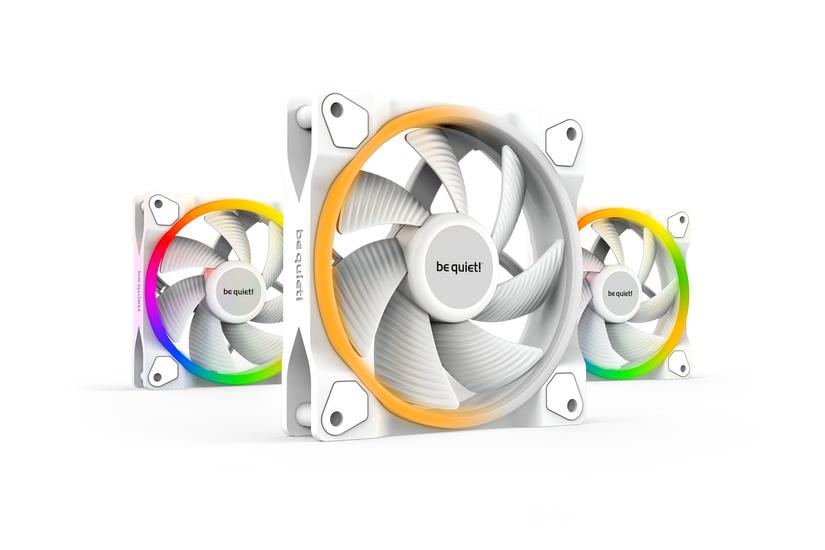 Be Quiet! Light Wings White | 120mm Pwm Triple Pack Computerkabinet Ventilator 12 Cm Hvid 3 Stk