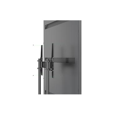 Multibrackets M Pro Series st&auml;ll - f&ouml;r LCD-display - dubbelpol, h&ouml;lje - svart