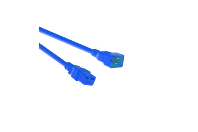 Strømkabel Blå C20-C19