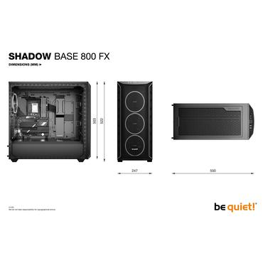 be quiet! Shadow Base 800 FX Black Midi Tower Sort