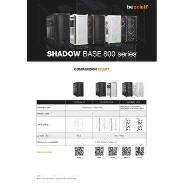 be quiet! Shadow Base 800 FX Black Midi Tower Sort