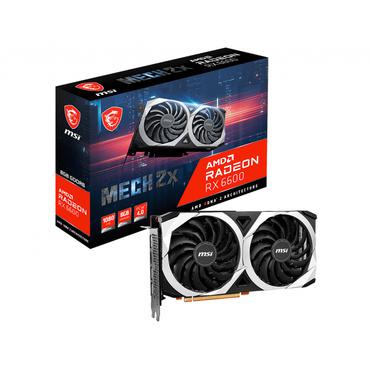 MSI Radeon RX 6600 MECH 2X 8G Grafikkort - 8GB GDDR6
