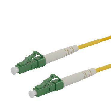 Deltaco OS2 Fiber cable, LC - LC, simplex, APC/APC, 5,0m