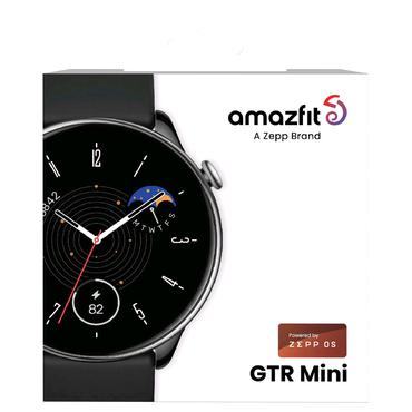 Amazfit GTR Mini 3,25 cm (1.28") AMOLED 42 mm Digital 416 x 416 pixel Berøringsskærm Sort, Sølv GPS (satellit)