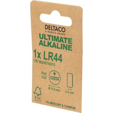 DELTACO Ultimate batteri x LR44 - Alkalisk