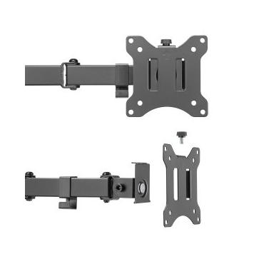 Maclean MC-883 skærmbeslag og -stativer 81,3 cm (32") Skrivebord Sort