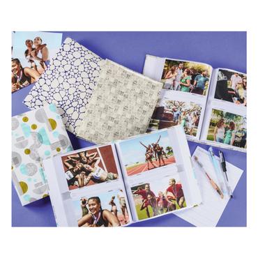 Hama Pepples fotoalbum og arkbeskyttelse Bl&aring;, Hvid 200 ark