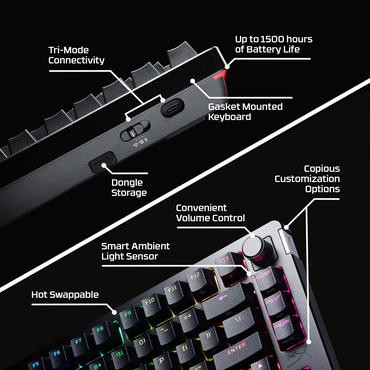 HyperX Alloy Rise 75 Wireless – gamingtastatur