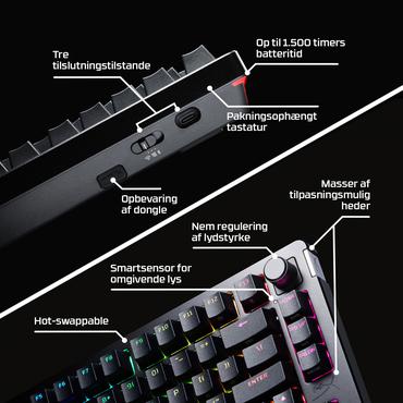 HyperX Alloy Rise 75 Wireless – gamingtastatur