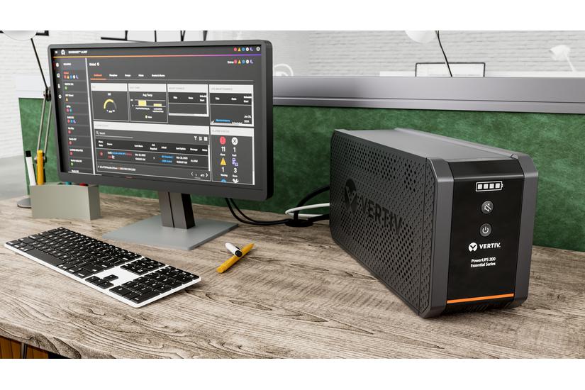 Vertiv PSA6E-600IT-IEC UPS-enhed Interaktivt indgangsstik 0,6 kVA 315 W 4 AC stikkontakt(er)