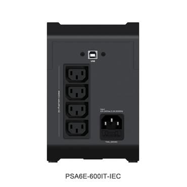 Vertiv PSA6E-600IT-IEC UPS-enhed Interaktivt indgangsstik 0,6 kVA 315 W 4 AC stikkontakt(er)