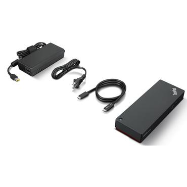 Lenovo ThinkPad Universal Thunderbolt 4 Smart Dock Ledningsført Sort