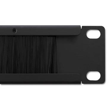 Qoltec - rackborstlist - massivt st&aring;l - 1U