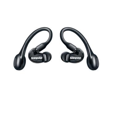 Shure SE21DYBK+TW2-EFS hovedtelefoner/headset True Wireless Stereo (TWS) Ørekrog, I ørerne Sport USB Type-C Bluetooth Sort