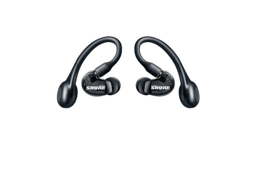 Shure SE21DYBK+TW2-EFS hovedtelefoner/headset True Wireless Stereo (TWS) Ørekrog, I ørerne Sport USB Type-C Bluetooth Sort