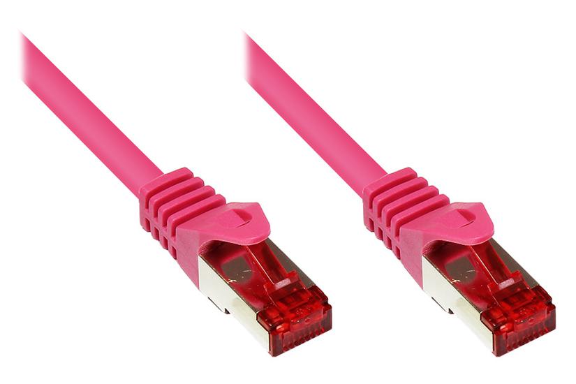 Alcasa 2m Cat6 S/FTP netv&aelig;rkskabel Magenta S/FTP (S-STP)