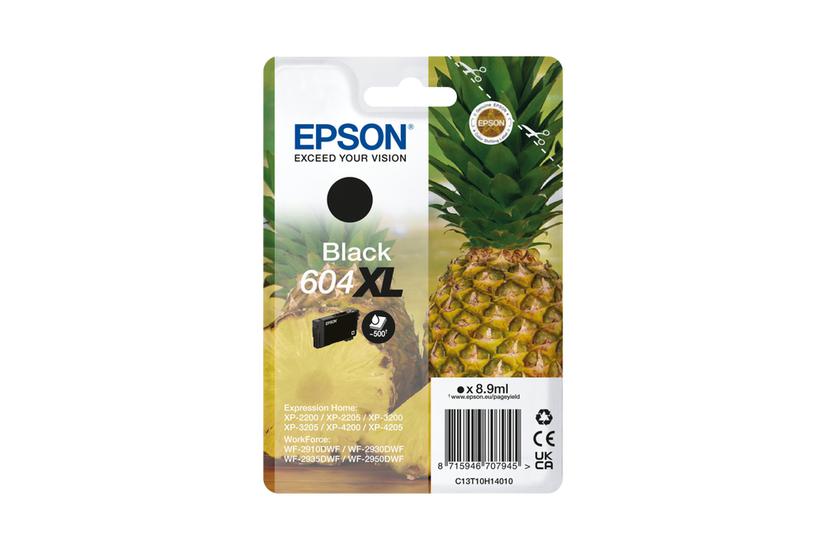 Epson 604XL - XL - svart - original - bl&auml;ckpatron
