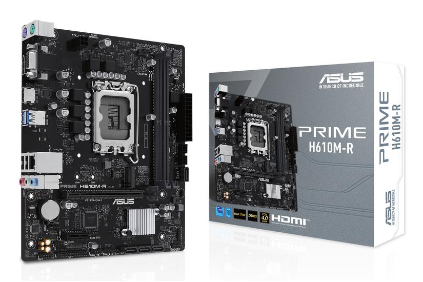 ASUS PRIME H610M-R-SI - moderkort - micro-ATX - LGA1700-sockel