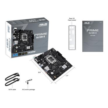 ASUS PRIME H610M-R-SI - moderkort - micro-ATX - LGA1700-sockel