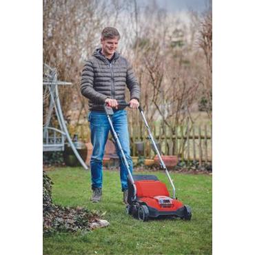 Einhell GC-SC 18/28 Li-Solo Skubbe plæneklipper Batteri Sort, Rød