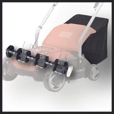 Einhell GC-SC 18/28 Li-Solo Skubbe plæneklipper Batteri Sort, Rød