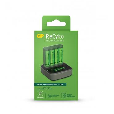 GP Batteries ReCyko B421 batterioplader Husholdningsbatteri USB