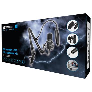 Sandberg Streamer USB Microphone Kit - mikrofon