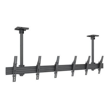 Multibrackets PRO Series monteringss&aelig;t - vipning - for 3 LCD / plasmapaneler - sort