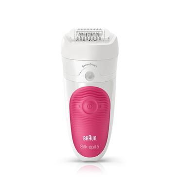 Braun Silk-&eacute;pil 5 5/500 SensoSmart 28 pincetter Lyser&oslash;d, Hvid