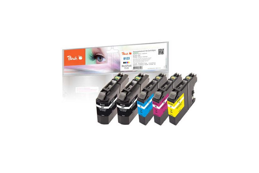 Peach PI500-86 bl&aelig;kpatron Sort, Bl&aring;, Magenta, Gul