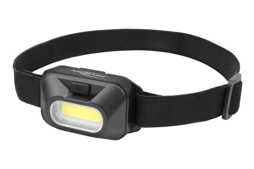 ANSMANN HD120B - huvudficklampa - LED (COB) - 1 W - svart