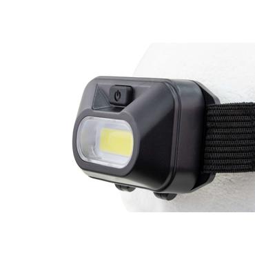 ANSMANN HD120B - huvudficklampa - LED (COB) - 1 W - svart