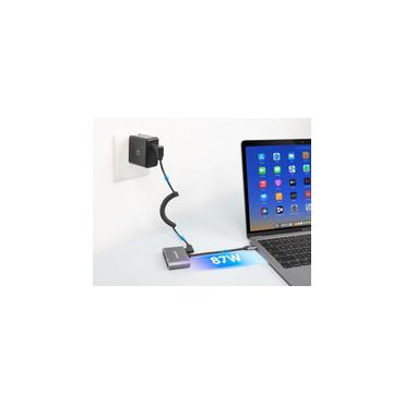 Manhattan 130691 dockingstation Ledningsført USB 3.2 Gen 1 (3.1 Gen 1) Type-C Grå