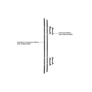 Multibrackets M Small konsol - Ultrasmal - svart