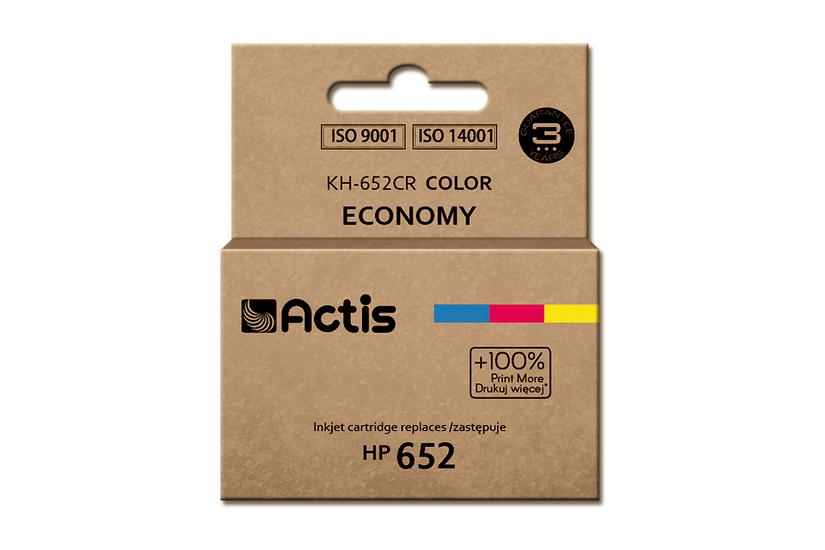 Actis KH-652CR Blæk (erstatning HP 652 F6V24AE; Standard; 15 ml; farve)