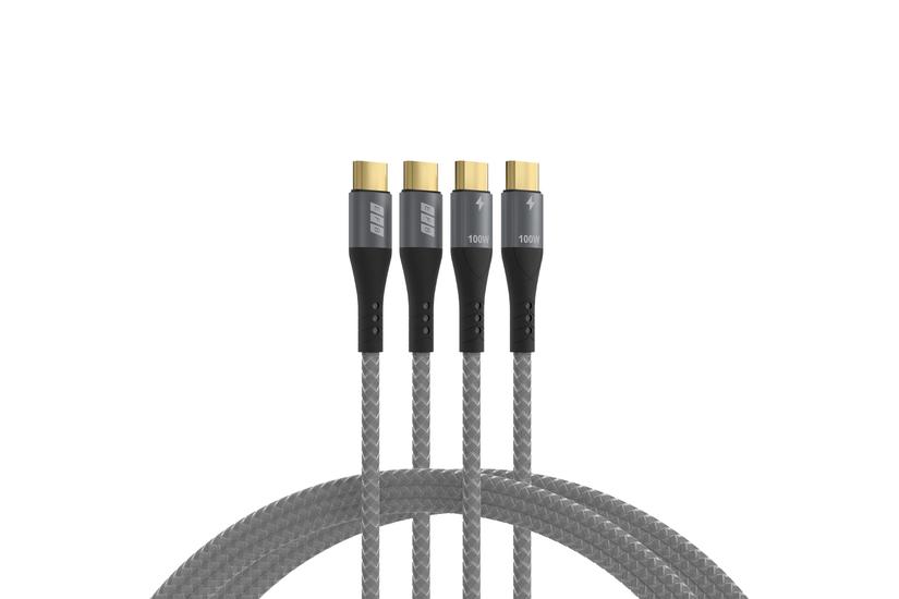 EFB USB-kabel - 2 m - 8,25 x 2,35 x 14,5 - Rak - USB 2.0 - 480 Mbit/s - 2 styck