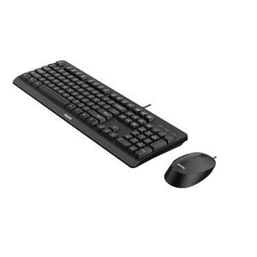 Philips 2000 series SPT6207BL/00 tastatur Mus inkluderet Universel USB QWERTY Engelsk Sort